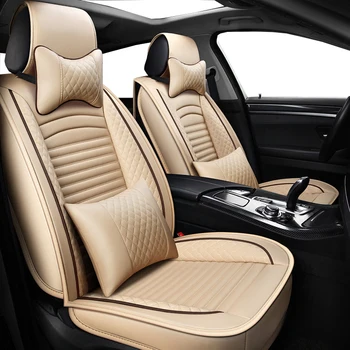 

Universal PU Leather car seat covers for renault kangoo kaptur koleos laguna 2 latitude logan,saab 93 95 Car seat cushion car