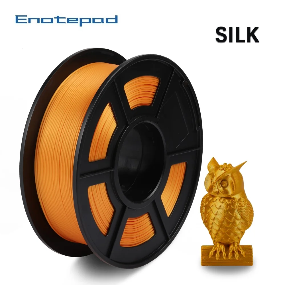 

Enotepad PLA SILK Filament 1kg Red Copper Plastic Silk 3d Filament 1.75MM 3d Printer Filament Silk PLA fil pour imprimante 3d