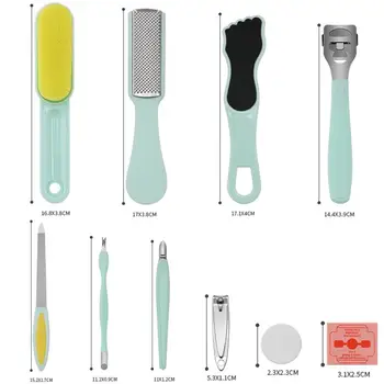 

10Pcs/Set Professional Pedicure Tools Exfoliating Prevent Dead Skin Manicure Set Pedicure Tools Kit