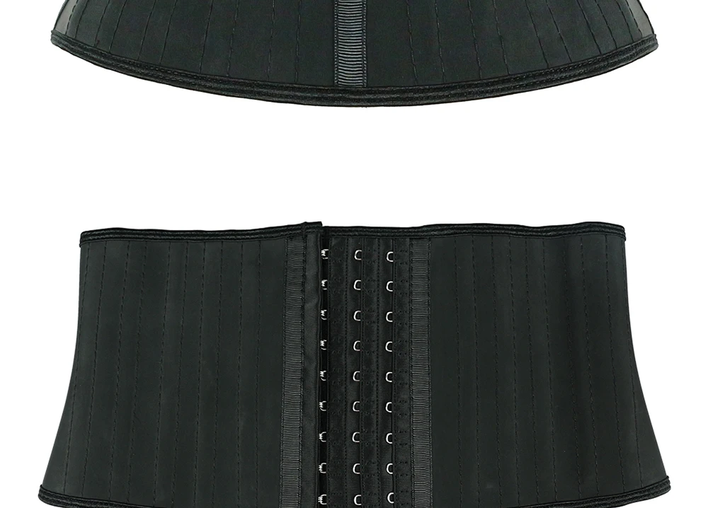 NB1943B-5 Atbuty Shorter Torso Waist Trainer 25 Steel Bones Corsets Small Waist Shaper Underbust Slimming Tommy Control (9)