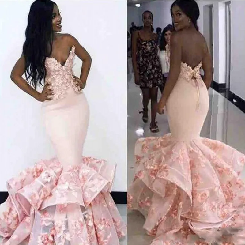 Скромное вечернее Вечерние платья Русалка Розовый vestido de festa longo robe de soiree дамское Роскошное винтажное вечернее платье Плиссированное с открытой спиной