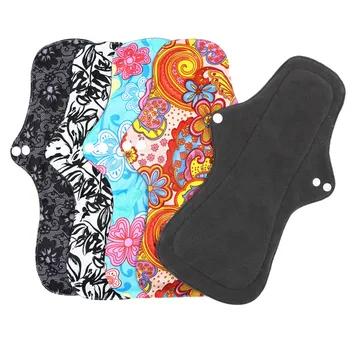 

Cloth Menstrual Pad Mama Cloth Sanitary Bamboo Charcoal Bag Reusable Large Size Breathable Women Cloth Pads Heavy Flow Towel Pad