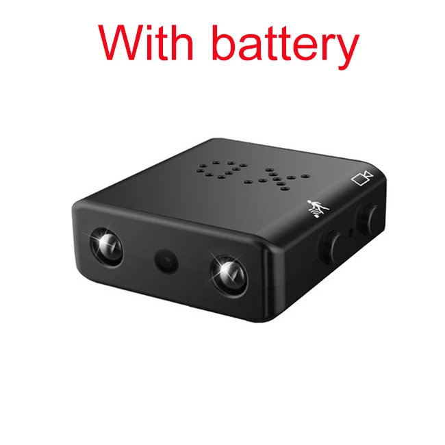with battery Мини-камера Full HD 1080P Мини-видеокамера ночного видения микро камера обнаружения движения видео Диктофон DV версия SD карта sq11 - Цвет: with battery