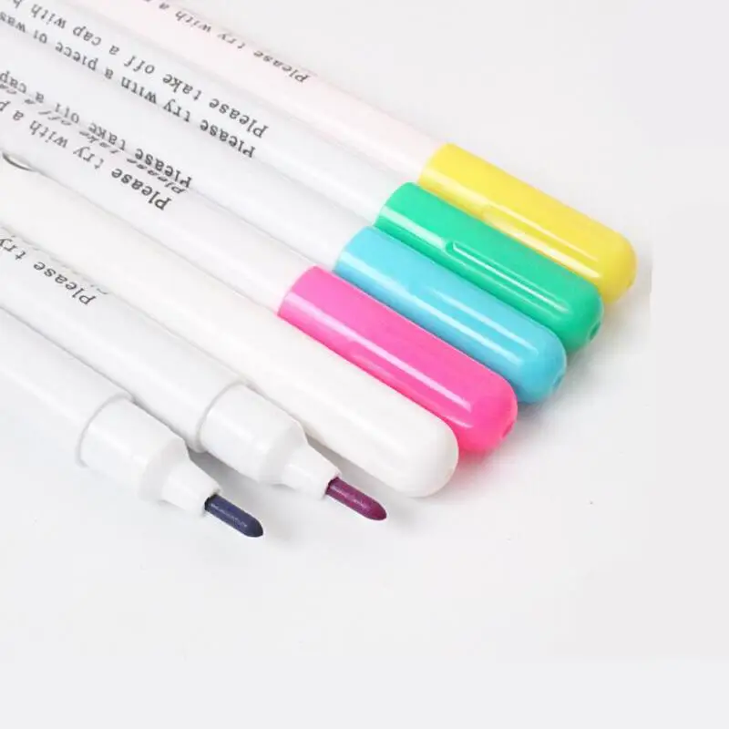 

3Pcs seven color Soluble Cross Stitch Markers Pens Markers Fabric Ink Patchwork Marking DIY Needlework Sewing Tool