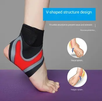 Sport Enkel Druk Beschermer Licht Luchtdoorlatendheid Gezamenlijke Verstuiking Anti Verstuiking Voet Basketbal Running