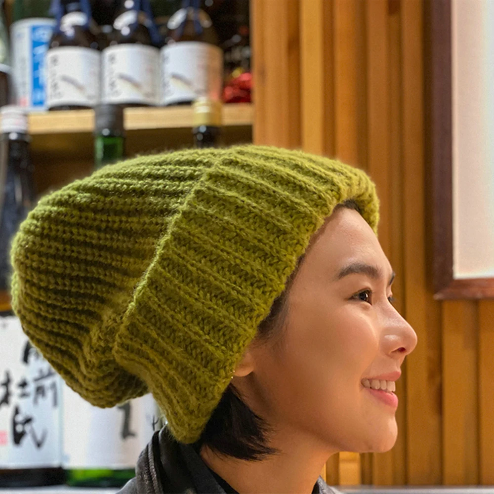 Winter Knitted Women's Hats Unisex Caps Woolen Beanie Clothing Accessories