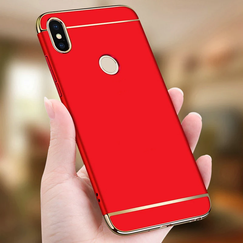 Luxury Plating Case For Xiaomi Redmi Note 7 Pro Case Hard PC Matte 3 in 1 Full Cover For Redmi Note 5 6 7 Pro Mi 9 SE Case Capa (5)