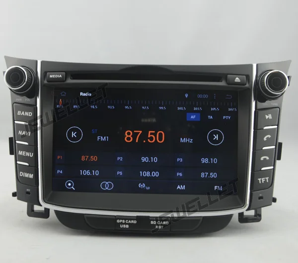4 ядра 1024*600 HD экран Android 9,0 автомобильный DVD gps Радио Навигация для hyundai I30, Elantra GT 2013- с 4G/Wifi DVR OBD