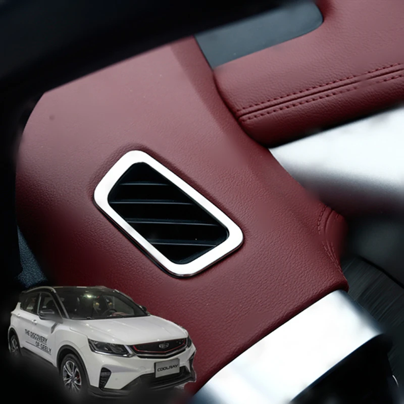 Наклейка на автомобильный выход для Geely SX11 Coolray /Proton X50 наклейка из нержавеющей