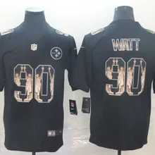 Все сшитые мужские wo Мужские Молодежные Дети Питтсбург Antonio коричневый 84 T.J. Ватт 90 Джерси