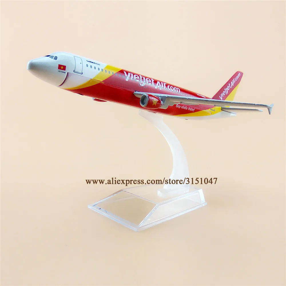 Air Vietnam Vietjet Airbus 320 A320 Airways модель самолета из сплава металла литья под давлением