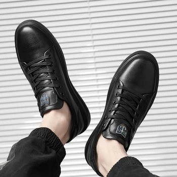 

BVNOBET Genuine Leather Men Shoes New Arrival Casual Summer Slip-On Breathable Soft Flats Shoes Mocassins Homme Cuir Veritable