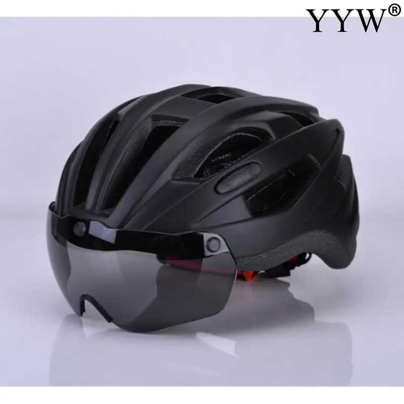 Ultralight Cycling Helmet With Removable Visor Goggles Batfox Bike Taillight Intergrally-Molded Mountain Road Mtb Protone | Спорт и
