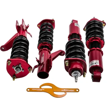 

4pcs Full Adjustable Street Coilover 24 Ways Damping Levels for Honda Civic 2001 2002 2003 2004 2005 EM2