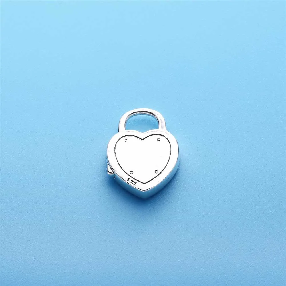 Подлинное 925 пробы Серебряное оригинальное ожерелье PAN Lock ваше обещание с оригинальным логотипом для женщин Шарм DIY ювелирные изделия
