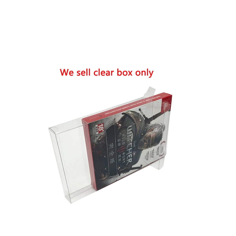 Custodia In Pet Trasparente Per Scatola Di Protezione Display Ns Witcher 3 In Edizione Limitata Versione Giapponese