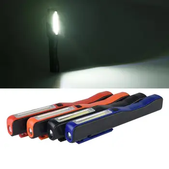

2in1 Rechargeable LED COB Camping Work Inspection Light Lamp Hand Torch Magnetic