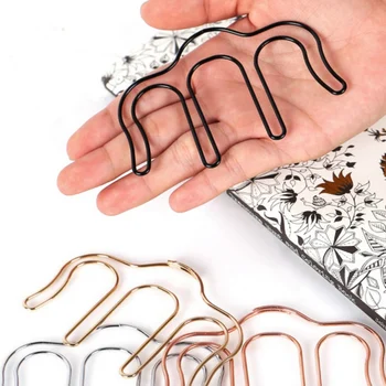 

1pc Gold Music Book Clip Music Folder Stationery Music Clip Piano Tabs Clamp Book Page Clips Bookmark