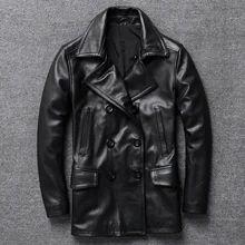 Параграф пылезащитный слой растет в верхней части слой воловьей кожи Lear толстых людей 45 больших ярдов Xl мужской костюм пальто с лацканами