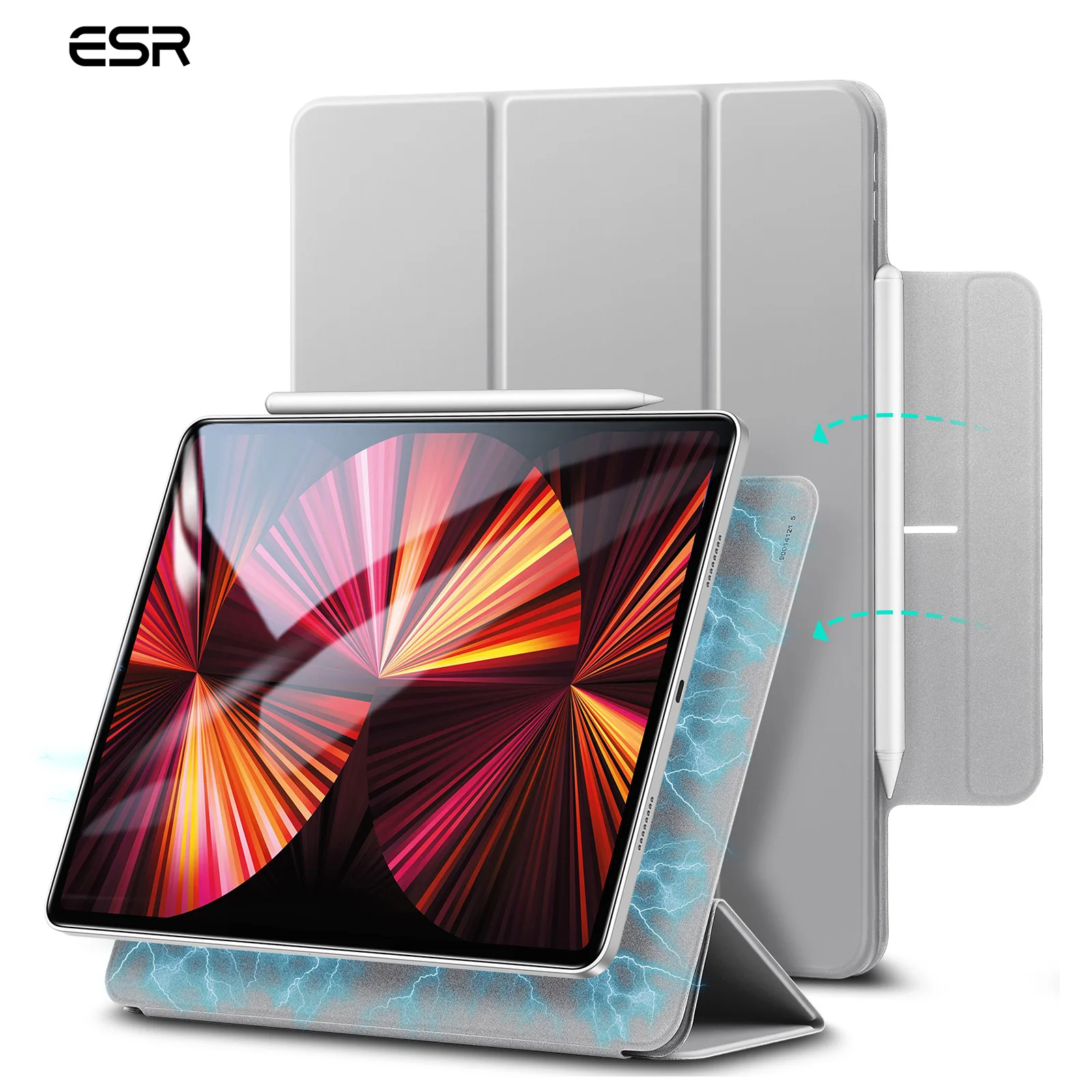 ESR for iPad Pro 11 Case 2021 Magnetic for iPad Air 5 Case 2022 for iPad Pro 12.9 Case 2021 Air 4 10.9 Mini 6 Smart Cover Funda 