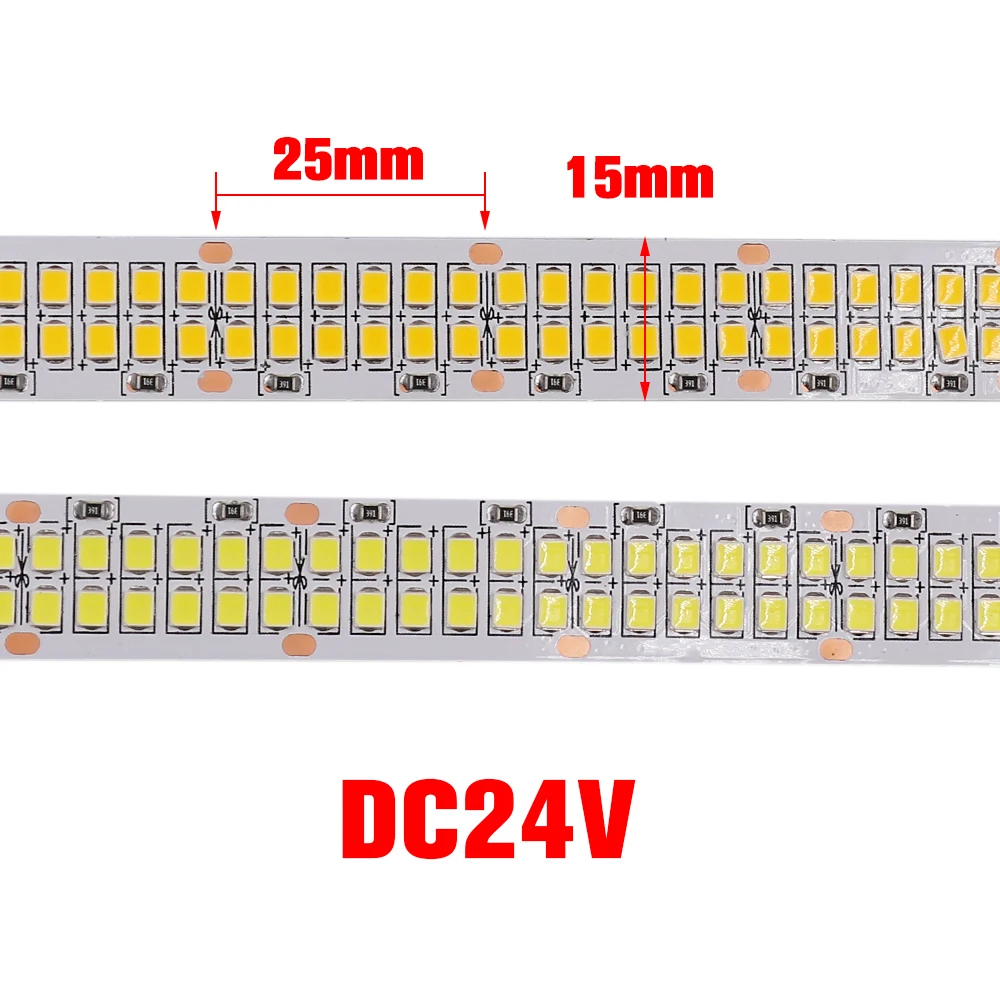 480 светодиодный s/m Светодиодный светильник 2835 SMD 24V 12V 5M 2400 светодиодный двухрядный гибкий светодиодный ленточный водонепроницаемый IP67 украшение для дома