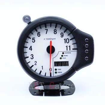 

New Auto Car 4.7" Tachometer Water Temp Oil Pressure Apexi 3-in-1 Tacho Meter Auto Gauge