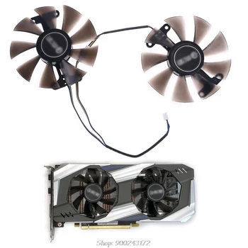 

2pcs 87mm GA91S2U GPU VGA Card Cooler Fan for Palit GeForce GTX 1080 1070Ti 1070 1060 960 950 Dual Video Card O14 20 Dropship