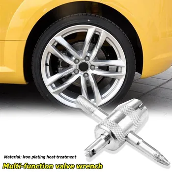 

Valve Stem Core Remover Multi-function 4 Way Car Truck Tire Screwdriver Automobile Professional Tyre Repair Shops Essential Tool