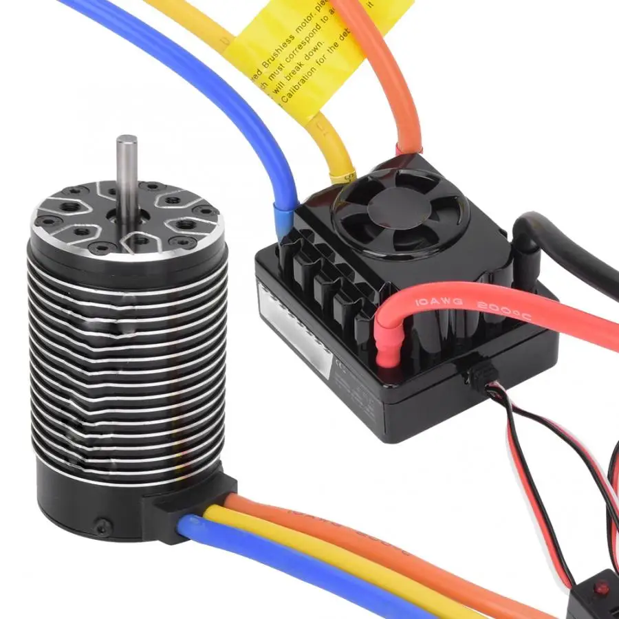 4068 бесщеточный двигатель 2050KV+ 120A набор ESC водонепроницаемый электрический регулятор скорости для 1/8 RC автомобиля запасные части модели хобби игрушка мотор