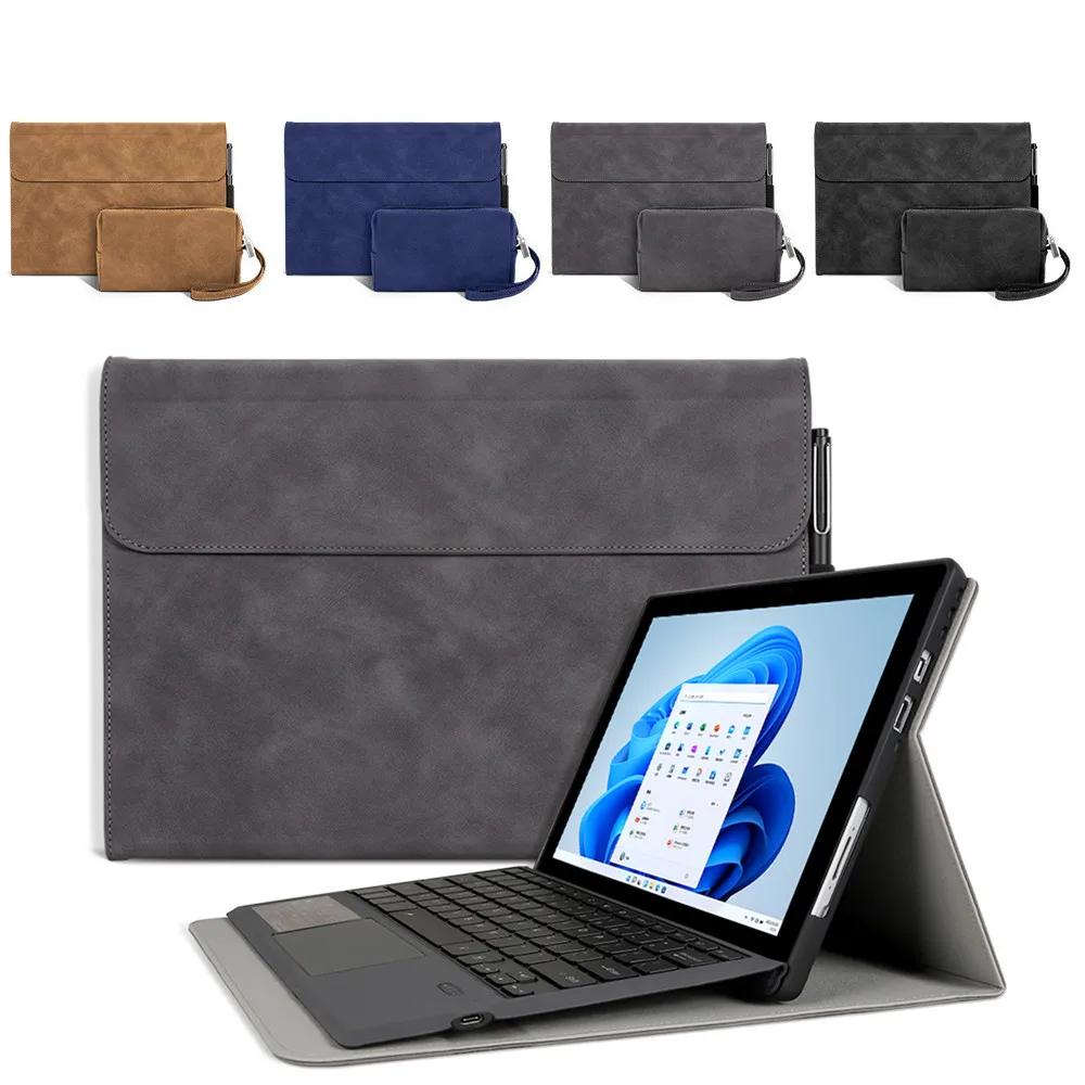 Macio Tpu para Microsoft Surface Pro x Funda Case de Couro do Plutônio para a Superfície Pro x go Manga Bolsa Escudo Protetor Case