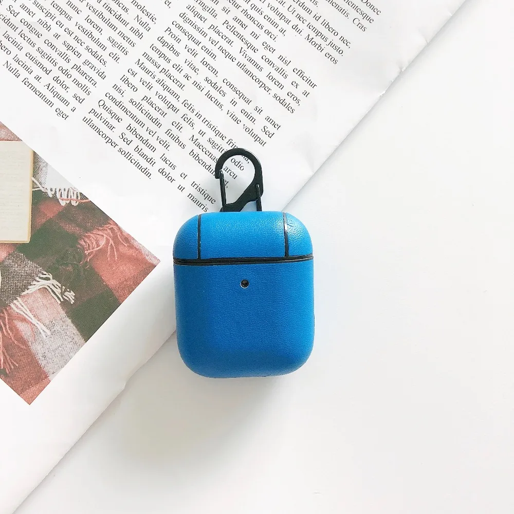 Cover For Airpods 2 1 Case Bluetooth Wireless Earphone Fashion PU Leather Cover For Airpods 1 2 Charging Box Headset Accessaries (3)