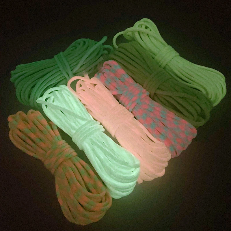 4mm Luminous Rope Paracord 5yards For DIY Bracelet Accessories