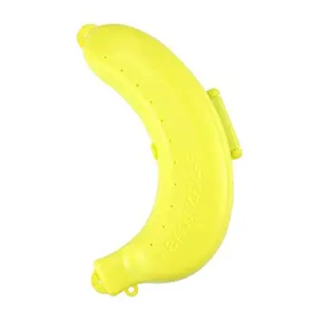 

Portable Banana Protective Box Fruit Holder Universal Banana Case Lunch Container Storage Box For Kids