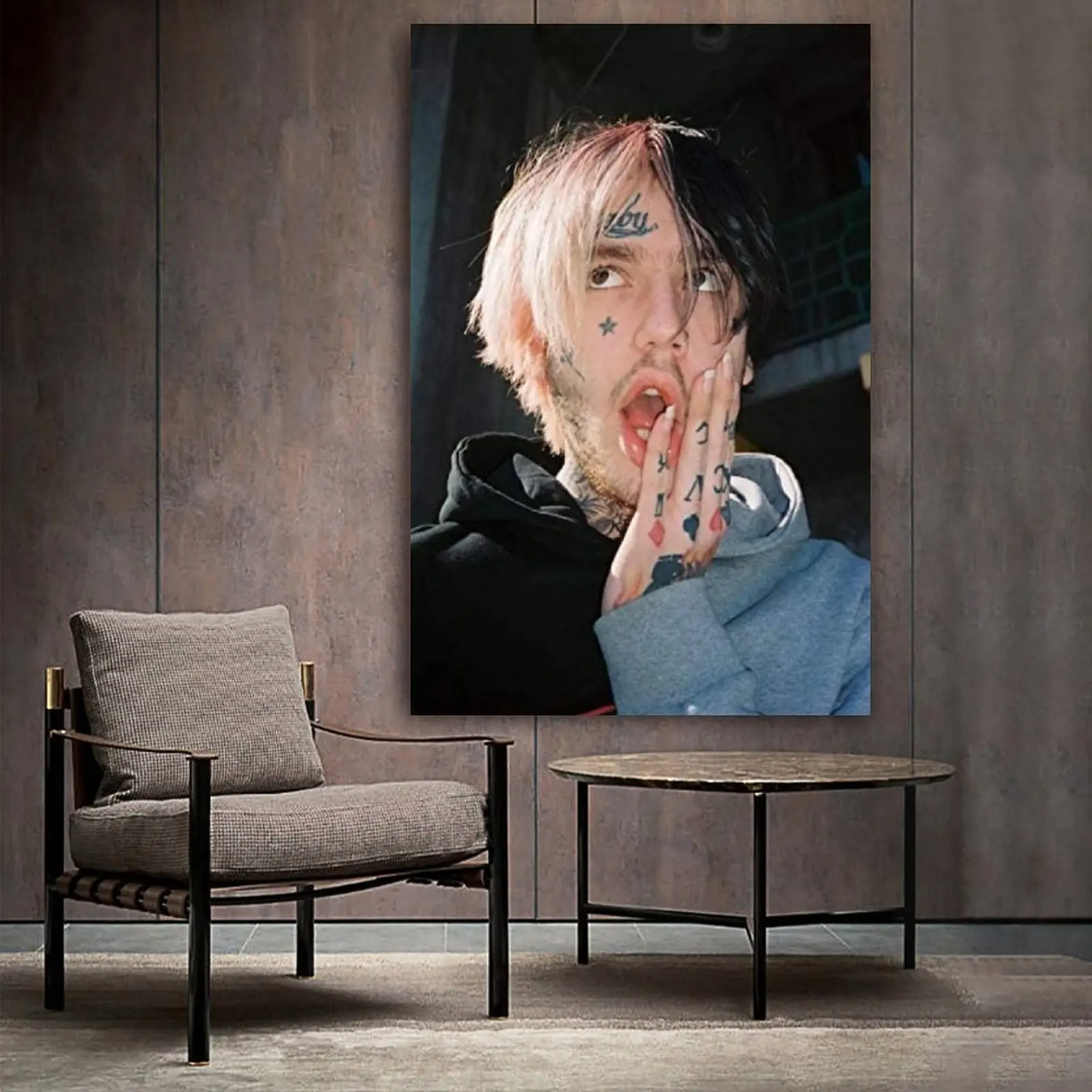 Home & Living merch Fleece Lil Peep decor christmas sale emo home gift