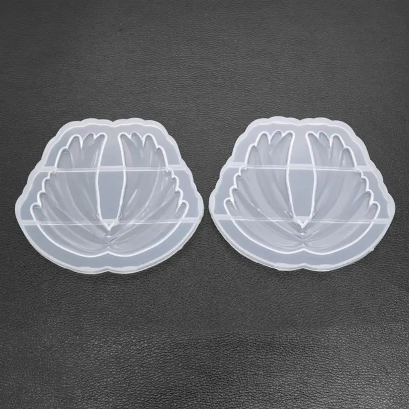 DIY Crystal Epoxy Mold New Feather Wing Mould High Mirror Handmade Table Decor Silicone Molds Resin UV Glue Crafts Making