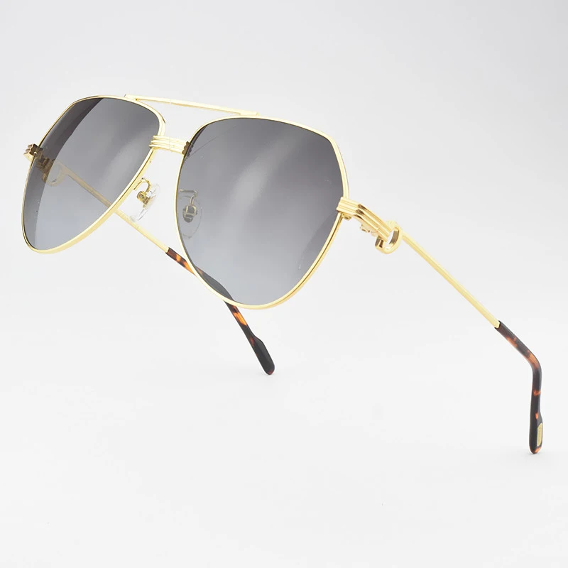 Новые роскошные брендовые солнцезащитные очки, женские солнцезащитные очки, мужские солнцезащитные очки, винтажные брендовые дизайнерские модные золотые мужские солнцезащитные очки для женщин - Цвет линз: C04