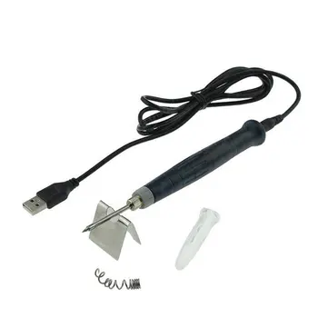 

Usb Soldering Iron Set Fast Rise In 15 Seconds Intelligent Temperature Control Electronic Welding Black