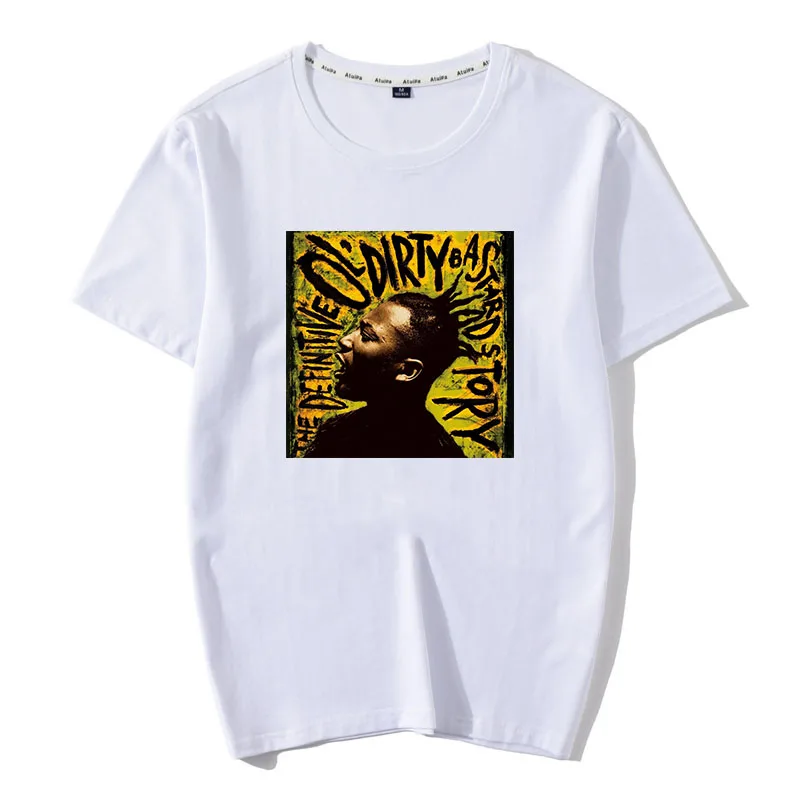 8616White Новинка хлопок Ol' Dirty Bastard Мужская футболка вдохновение Лето Wu Tang clan ODB рубашка wu одежда футболка Эстетическая уличная одежда топы - Цвет: 8616White