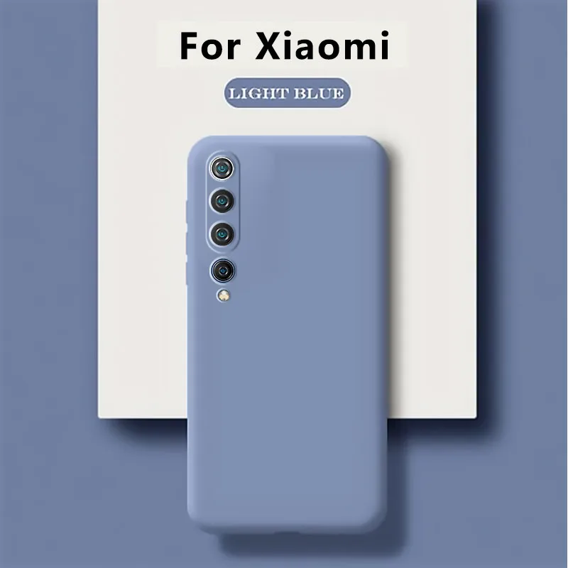glass flip cover mi 10 pro mi10 mi 10Pro 5g Case Liquid Silicone Shockproof Soft Camera Protection Full Cover For Xiaomi mi 10 pro mi10 mi 10Pro waterproof phone bag Cases & Covers