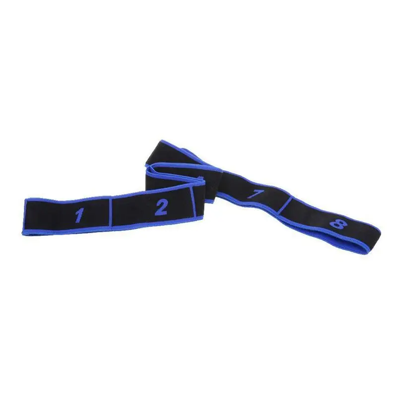 

Adults Elastic Resistance Band Latin Yoga Pilates Dance Gym Fitness Exercise Strap - Blue, 90x4cm
