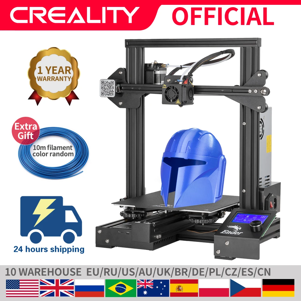 CREALITY 3D Ender-3 PRO принтер магнитная сборка пластина восстановление питания отказ