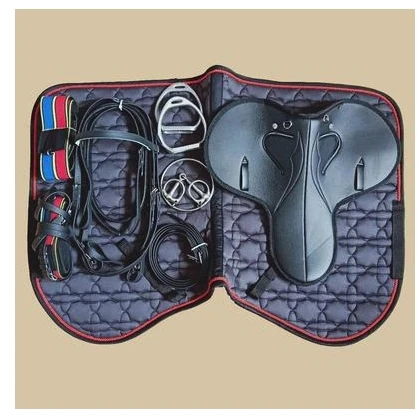Horse equipment, morning exercise saddle, thickened racing saddle, harness, integrated saddle 3 colors