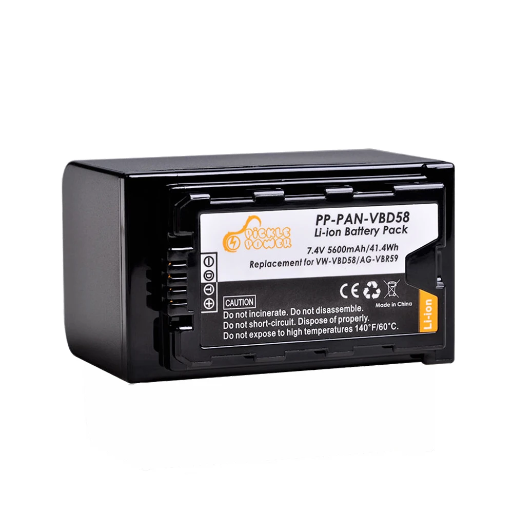 Panasonic VW-VBD58 AG-VBR59 camcorder battery pack