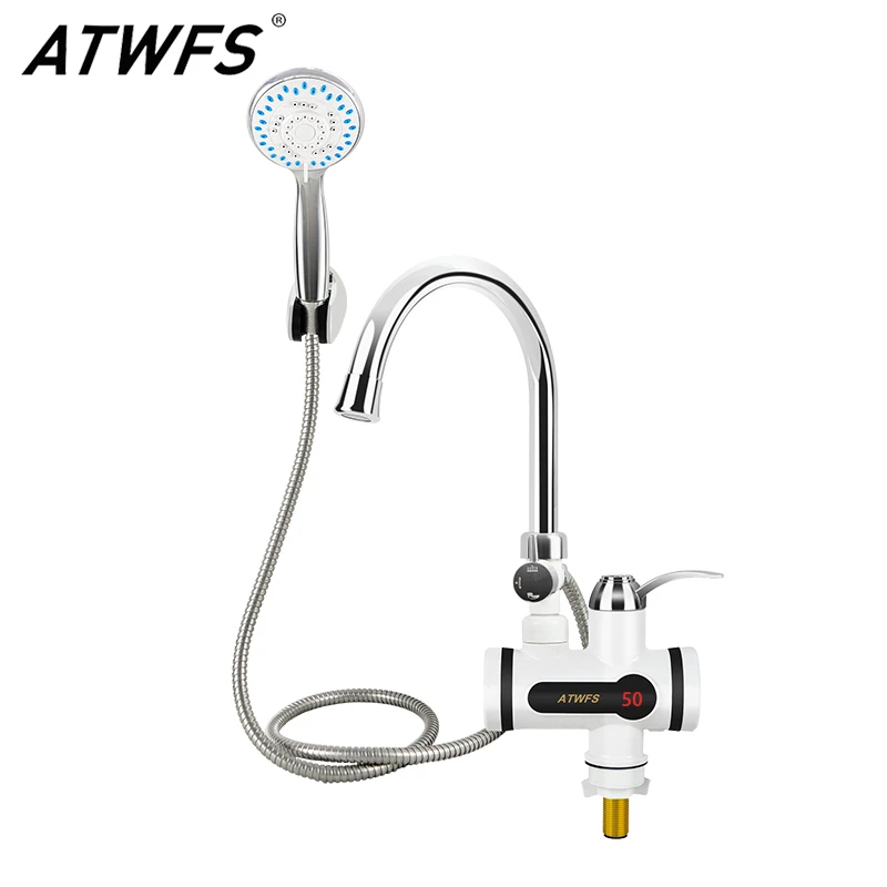 Atwfs Keran Pemanas Air Instan Pemanas Keran Air Panas Kamar Mandi Shower Tanpa Tangki Pemanas Panas Listrik 220v Pemanas Air Listrik Aliexpress