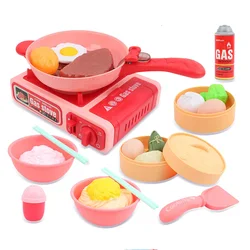 Jouets de cuisine pour enfants, 25 pièces/ensemble, ustensiles de cuisine, oeufs, nouilles, petit déjeuner 
