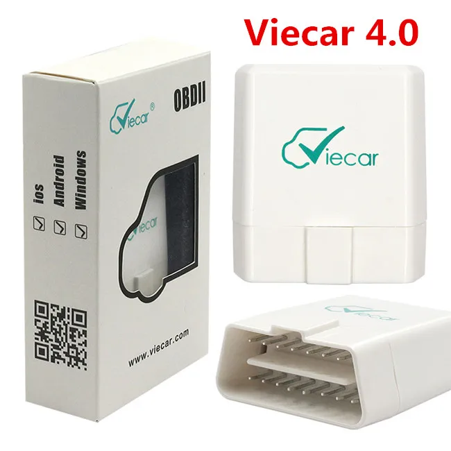 Viecar ELM327 Bluetooth 4,0 OBD2 ELM327 1,5 считыватель кодов Viecar Bluetooth 4 для iOS/Android OBD 2 Автомобильный сканер Viecar-Bluetooth-4 - Цвет: Viecar Acrylic Box