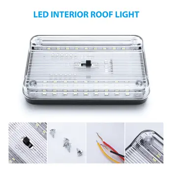 

Car Light Interior Ceiling Reading Lamp Universal White Luggage 36 LED