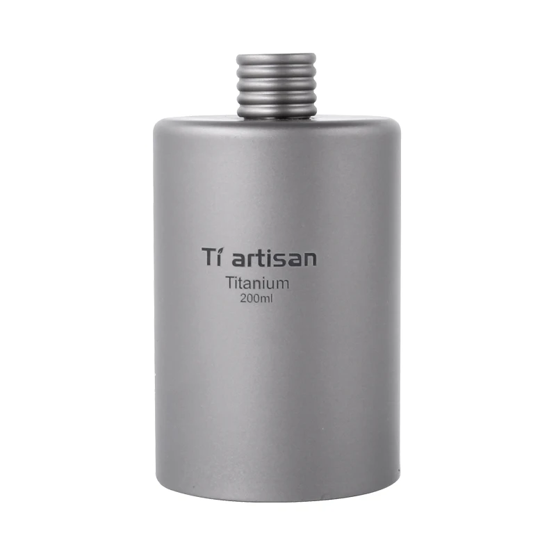 Титановая спиртовая фляжка Tiartisan Ta8601 круглая бутылка для вина ликера бутылок