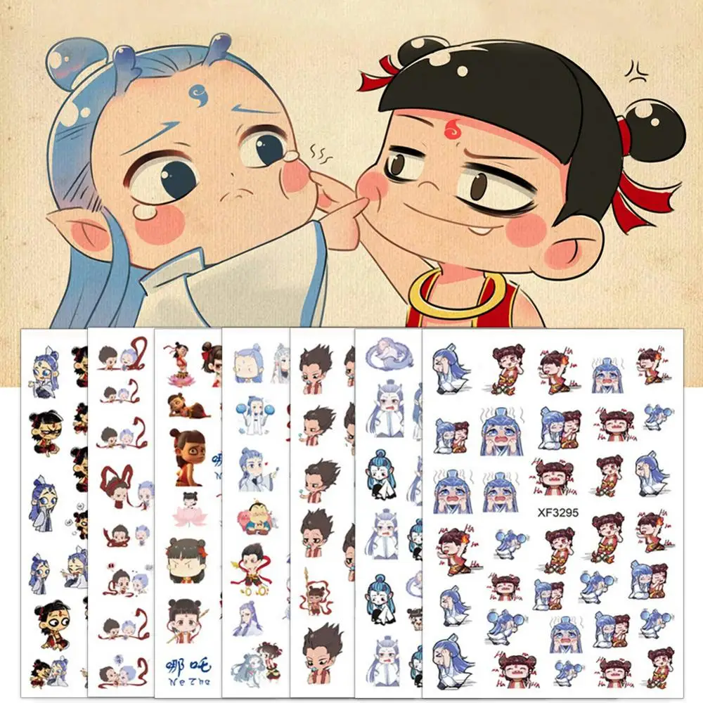 

8PCS 3d Waterproof Nail Sticker Children Cartoon Cute Designs Nail StickerCute Slider Tattoos Manicure
