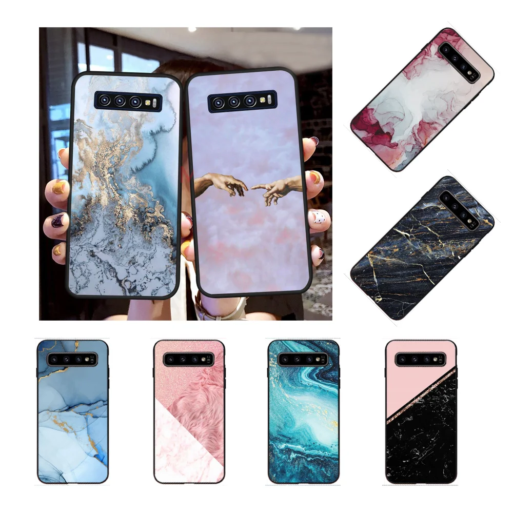 

NBDRUICAI Marble pattern DIY Printing Phone Case cover Shell for Samsung S9 plus S5 S6 edge plus S7 edge S8 plus S10 E S10 plus